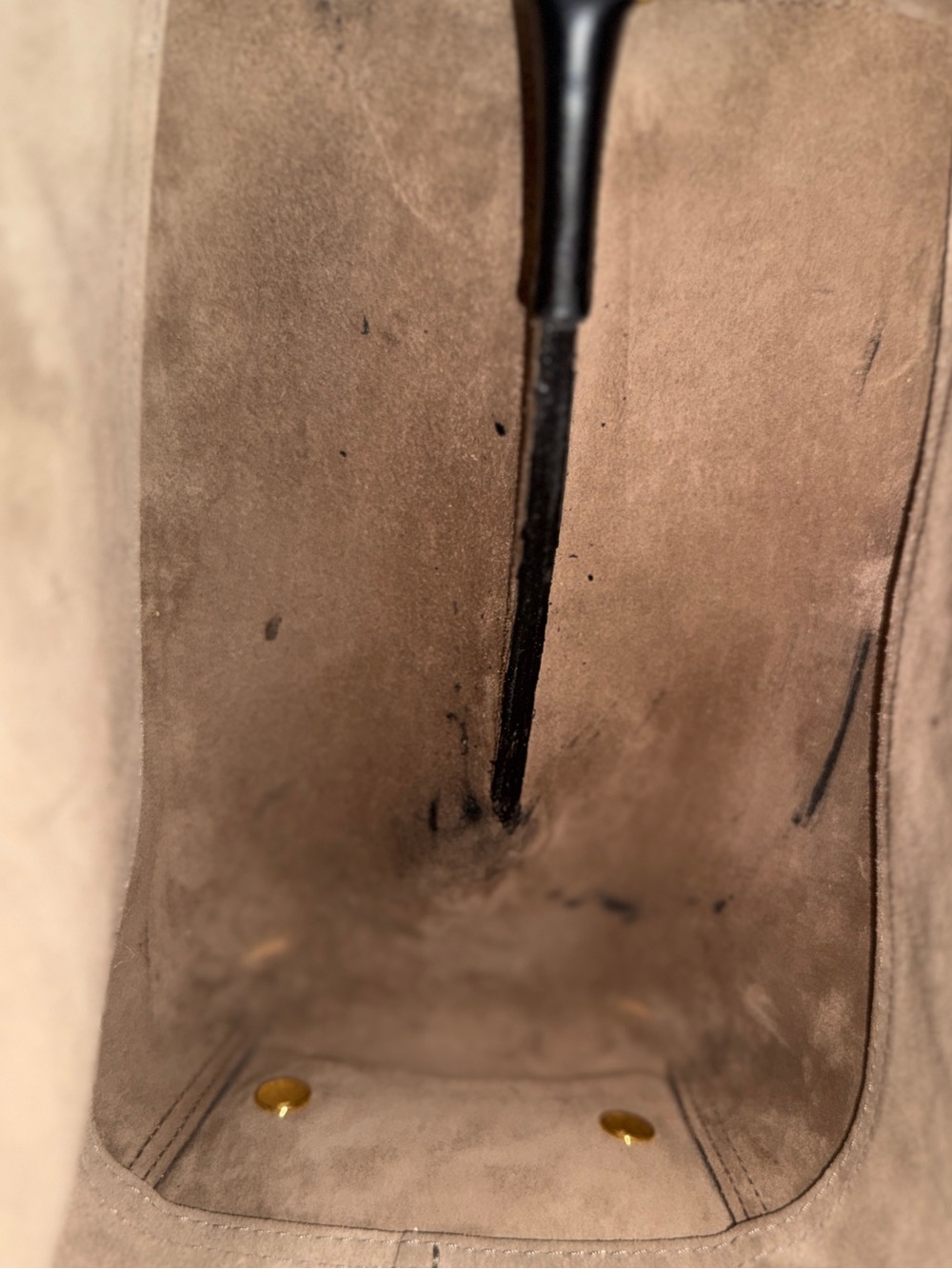 Louis Vuitton “W”  Handbag | Chocolate Calfskin & Monogram Canvas | Authentic - Picture 13 of 14